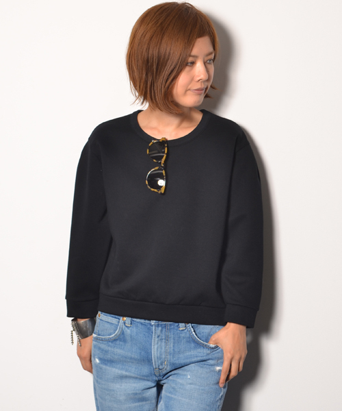 AMERICAN RAG CIE（アメリカンラグシー）の「ダンボールニットプルオーバー/208-AON-L142-CT102（Tシャツ/カットソー・レディース・ホワイト/トップグレー/ネイビー・FREE）」の20枚目の写真