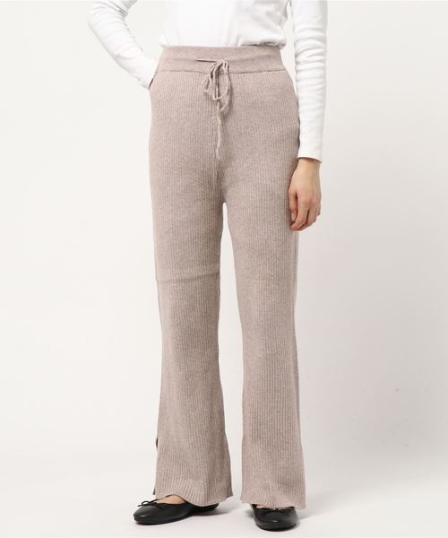 Samansa Mos2 Blue サマンサモスモスブルー の リブニットパンツ その他パンツ Wear