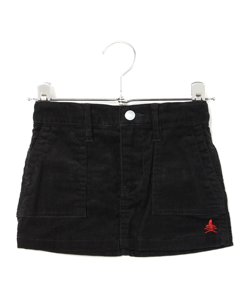 JOEY HYSTERIC（ジョーイヒステリック）の「ストレッチコーディロイ SK（スカート・キッズ・ネイビー/ピンク/ブラック・MEDIUM/SMALL）」の2枚目の写真