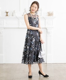 プロズヴェール／ドッキングワンピース／美品／オケージョン／結婚式／謝恩会 GI5786EW01354_thumb.jpg
