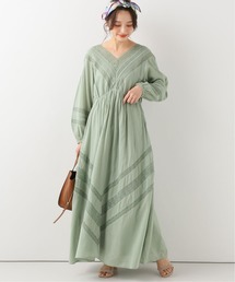 sara mallika�i�T�� �}���J�j�́u�ySARA MALLIKA/�T���}���J�z GAUZE LACE DRESS�����O�����s�[�X�i�����s�[�X�j�v