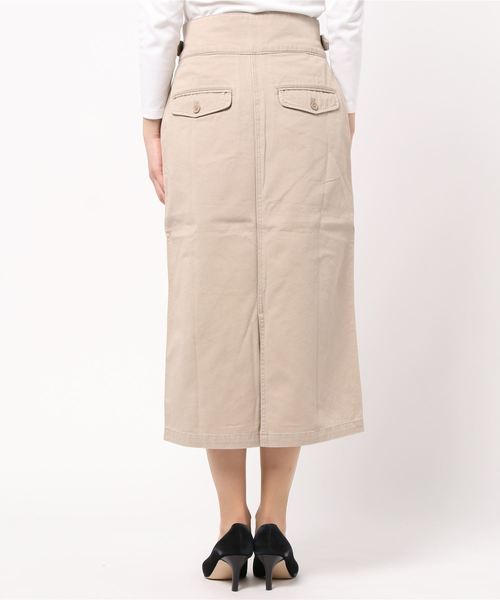 RAG MACHINE(ラグマシーン)の「【RAG MACHINE】グルカスカート(スカート・レディース・ベージュ/オフホワイト・M/L)」の4枚目の写真