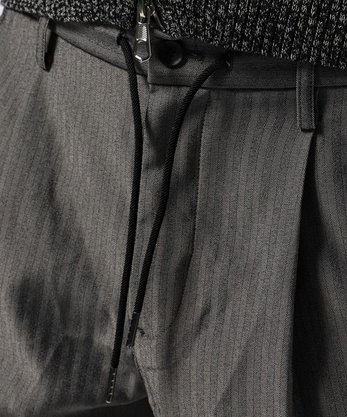 TETE HOMME(テットオム)の「ヘリンボーンイージーパンツ(その他パンツ・メンズ・ブラック/グレー・LARGE/MEDIUM/X-LARGE)」の7枚目の写真