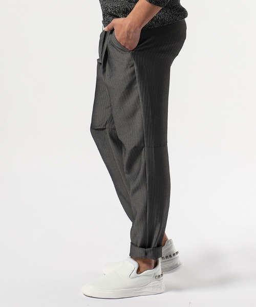 TETE HOMME(テットオム)の「ヘリンボーンイージーパンツ(その他パンツ・メンズ・ブラック/グレー・LARGE/MEDIUM/X-LARGE)」の9枚目の写真