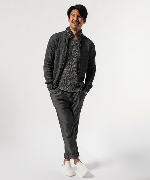 TETE HOMME(テットオム)の「ヘリンボーンイージーパンツ(その他パンツ・メンズ・ブラック/グレー・LARGE/MEDIUM/X-LARGE)」の10枚目の写真
