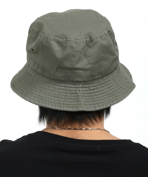 newhattan(ニューハッタン)の「NEWHATTAN(ニューハッタン) バケットハット/無地/迷彩 カモフラ(ハット・レディース・カーキ/ウッドランド/ホワイト/オリーブ/グレー系カモフラージュ/ベージュ/ラベンダー/ブラック/ネイビー/ブラウン/チャコールグレー/デザートカモ・M/L)」の16枚目の写真