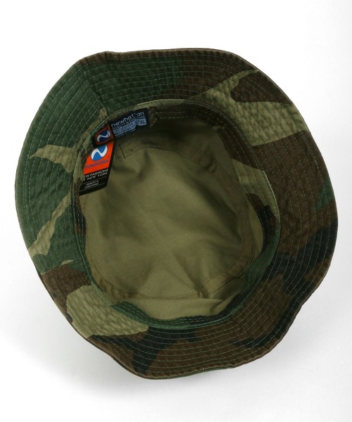 newhattan(ニューハッタン)の「NEWHATTAN(ニューハッタン) バケットハット/無地/迷彩 カモフラ(ハット・レディース・カーキ/ウッドランド/ホワイト/オリーブ/グレー系カモフラージュ/ベージュ/ラベンダー/ブラック/ネイビー/ブラウン/チャコールグレー/デザートカモ・M/L)」の19枚目の写真