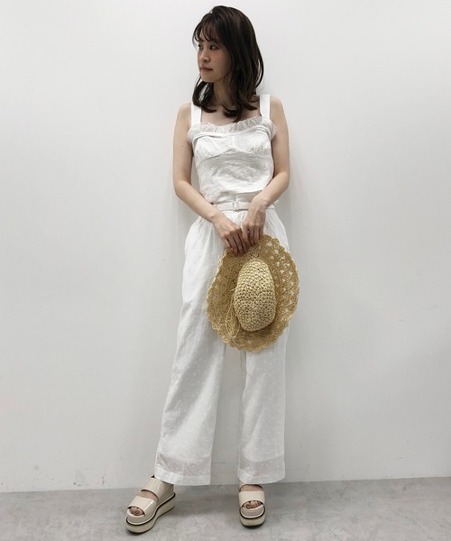 one after another NICE CLAUP（ワンアフターアナザーナイスクラップ）の「アソートストレートパンツ（スラックス・レディース・ブラック/パープル/オフホワイト/サックスブルー/アイボリー・FREE）」の13枚目の写真