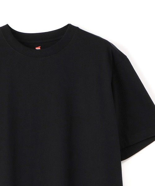 HANES(ヘインズ)の「【HANES】「BEEFY-T」 無地クルーネックTシャツ(Tシャツ/カットソー・メンズ・ホワイト/グレー/ブラック/ベージュ/ネイビー/オリーブ・S/XL/L/M)」の3枚目の写真