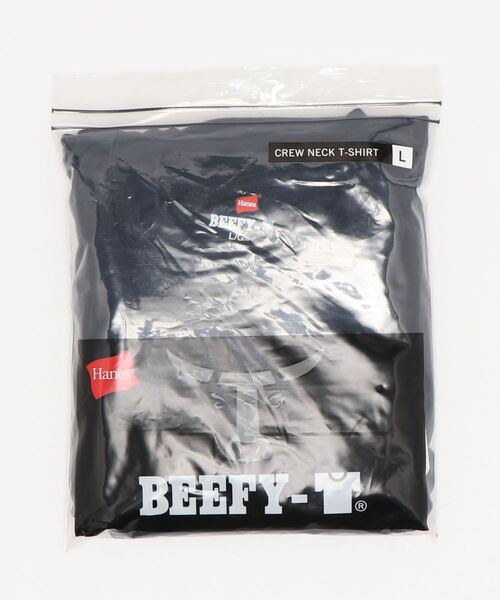 HANES(ヘインズ)の「【HANES】「BEEFY-T」 無地クルーネックTシャツ(Tシャツ/カットソー・メンズ・ホワイト/グレー/ブラック/ベージュ/ネイビー/オリーブ・S/XL/L/M)」の16枚目の写真