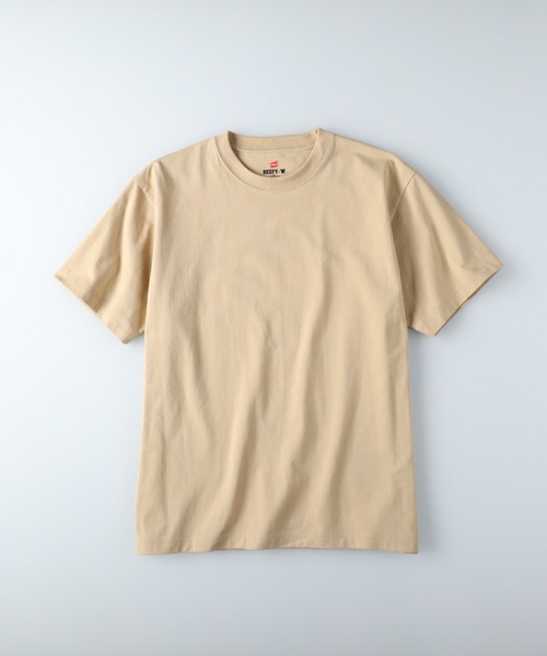 HANES(ヘインズ)の「【HANES】「BEEFY-T」 無地クルーネックTシャツ(Tシャツ/カットソー・メンズ・ホワイト/グレー/ブラック/ベージュ/ネイビー/オリーブ・S/XL/L/M)」の22枚目の写真