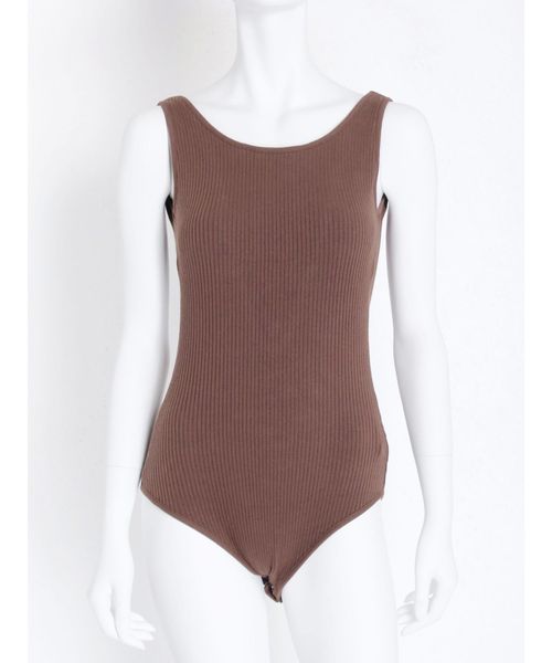 Ungrid（アングリッド）の「カップ付きボディスーツ（その他アンダーウェア/インナー・レディース・オフホワイト/ブラック/ブラウン・MEDIUM/SMALL）」の6枚目の写真