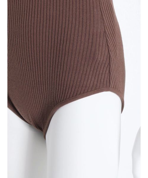 Ungrid（アングリッド）の「カップ付きボディスーツ（その他アンダーウェア/インナー・レディース・オフホワイト/ブラック/ブラウン・MEDIUM/SMALL）」の11枚目の写真