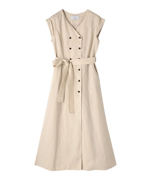 ETRE TOKYO（エトレトウキョウ）の「ダブルブレストリネンロングジレ  