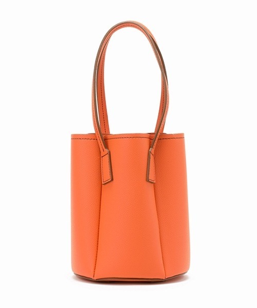 Casselini（キャセリーニ）の「Casselini（キャセリーニ）フェイクレザーパネルバッグ（ハンドバッグ・レディース・ブラック/オレンジ/アイボリー/パープル・FREE）」の4枚目の写真