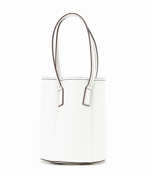 Casselini（キャセリーニ）の「Casselini（キャセリーニ）フェイクレザーパネルバッグ（ハンドバッグ・レディース・ブラック/オレンジ/アイボリー/パープル・FREE）」の5枚目の写真