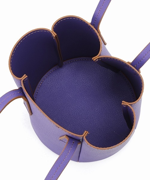 Casselini（キャセリーニ）の「Casselini（キャセリーニ）フェイクレザーパネルバッグ（ハンドバッグ・レディース・ブラック/オレンジ/アイボリー/パープル・FREE）」の10枚目の写真