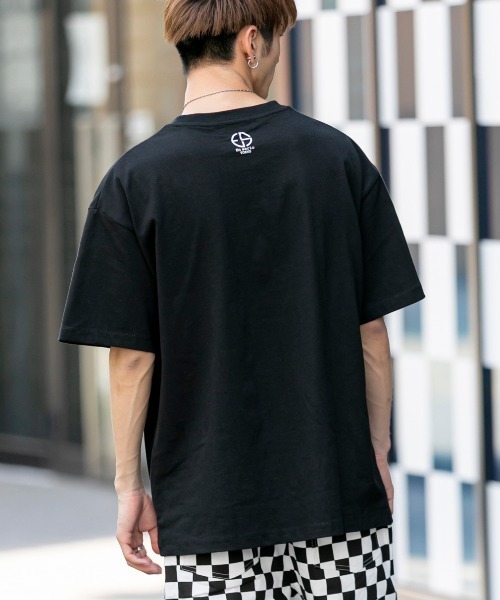 En serio TOKYO（エンソリオトーキョー）の「フォトシートプリント ビッグシルエット Tシャツ【TOKYO NIGHT VIEW】（Tシャツ/カットソー・メンズ・ブラック/オフホワイト/サンドベージュ/グレイッシュブルー・LL/S/M/L）」の13枚目の写真