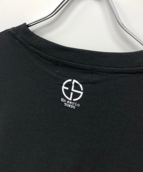 En serio TOKYO（エンソリオトーキョー）の「フォトシートプリント ビッグシルエット Tシャツ【TOKYO NIGHT VIEW】（Tシャツ/カットソー・メンズ・ブラック/オフホワイト/サンドベージュ/グレイッシュブルー・LL/S/M/L）」の8枚目の写真