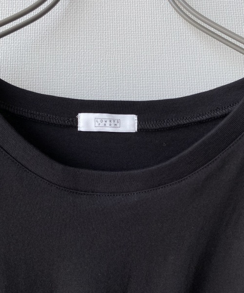 LOWRYS FARM（ローリーズファーム）の「フハクドッキングワンピ　887211（ワンピース・レディース・ブラック/カーキ/アイボリー・FREE）」の6枚目の写真