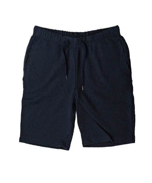 LUXSTYLE(ラグスタイル)の「シアサッカーショートパンツ(その他パンツ・メンズ・ブラック/ネイビー/ストライプ/ホワイト×グレー・L/M/S/XL)」の6枚目の写真