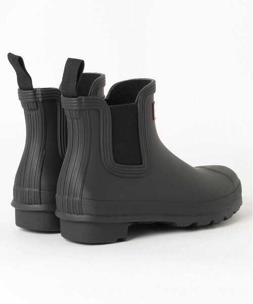 HUNTER（ハンター）の「ハンター/ オリジナル チェルシー ブーツ/ HUNTER/ WOMENS ORIGINAL CHELSEA（レインシューズ・レディース・ブラック/ネイビー・6/5/4）」の2枚目の写真