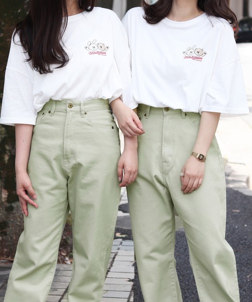 PairPair(ペアペア)の「キャラクタープリントT(Tシャツ/カットソー・レディース・ブラック/ホワイト/オフホワイト・FREE)」の5枚目の写真