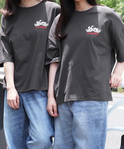 PairPair(ペアペア)の「キャラクタープリントT(Tシャツ/カットソー・レディース・ブラック/ホワイト/オフホワイト・FREE)」の17枚目の写真