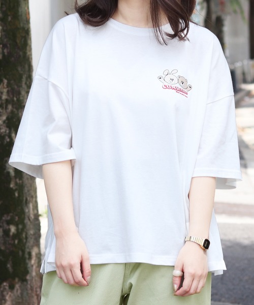 PairPair(ペアペア)の「キャラクタープリントT(Tシャツ/カットソー・レディース・ブラック/ホワイト/オフホワイト・FREE)」の22枚目の写真