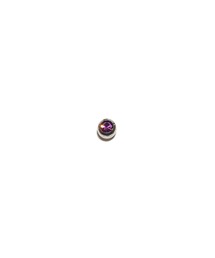 MORPH モルフ スワロフスキーボディピアスキャッチ 16ゲージ 5mm SILVER