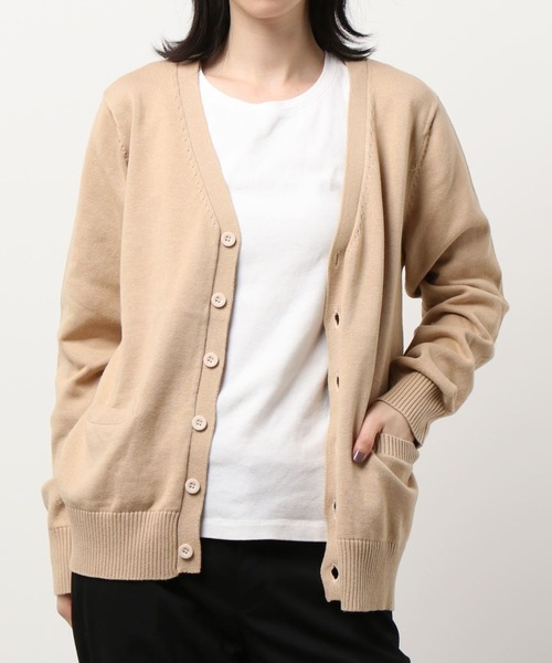 LunaBelle(ルナベル)の「【制服コスプレ】Vネックカーディガン 単品(4色)(カーディガン/ボレロ・レディース・ブラック/グレー/ベージュ/ネイビー・2L/3L/M/L)」の19枚目の写真