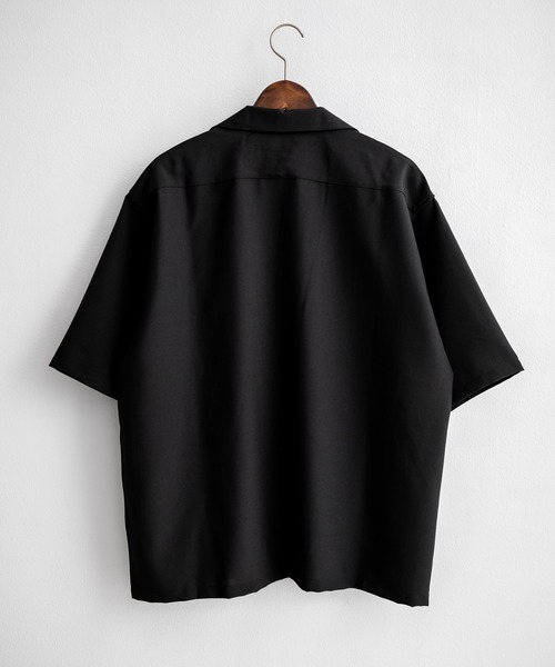 セール】【3点セットアップ】 オーバーサイズ5分袖シャツジャケット