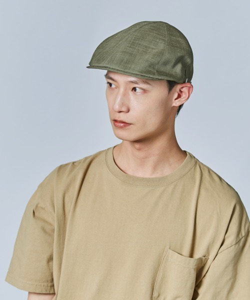 OVERRIDE（オーバーライド）の「【OVERRIDE】EASY CARE HUNTING / 【オーバーライド】イージーケア　ハンチング（ハンチング/ベレー帽・メンズ・グリーン/ベージュ/ダークベージュ/ネイビー・MEDIUM/LARGE）」の22枚目の写真