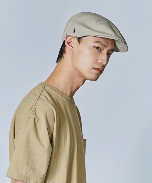 OVERRIDE（オーバーライド）の「【OVERRIDE】EASY CARE HUNTING / 【オーバーライド】イージーケア　ハンチング（ハンチング/ベレー帽・メンズ・グリーン/ベージュ/ダークベージュ/ネイビー・MEDIUM/LARGE）」の6枚目の写真
