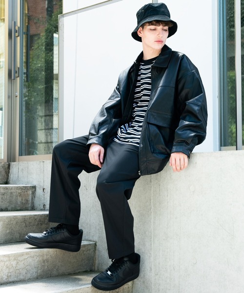 8(eight)(エイト)の「無地ワイドテーパードパンツ(スラックス・メンズ・ホワイト/ベージュ/ブラック/ベージュ系その他・MEDIUM/LARGE)」の20枚目の写真