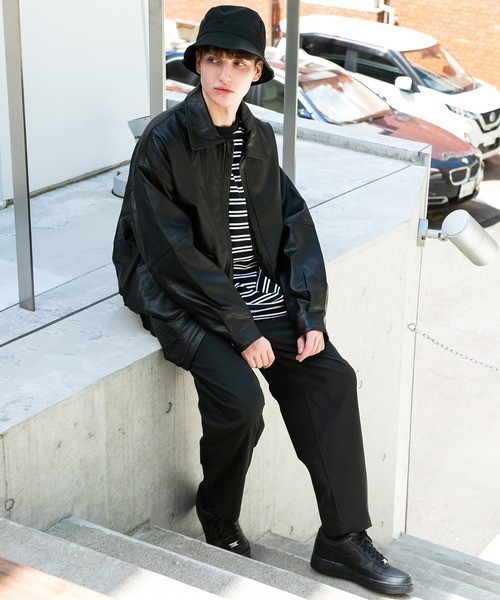 8(eight)(エイト)の「無地ワイドテーパードパンツ(スラックス・メンズ・ホワイト/ベージュ/ブラック/ベージュ系その他・MEDIUM/LARGE)」の14枚目の写真