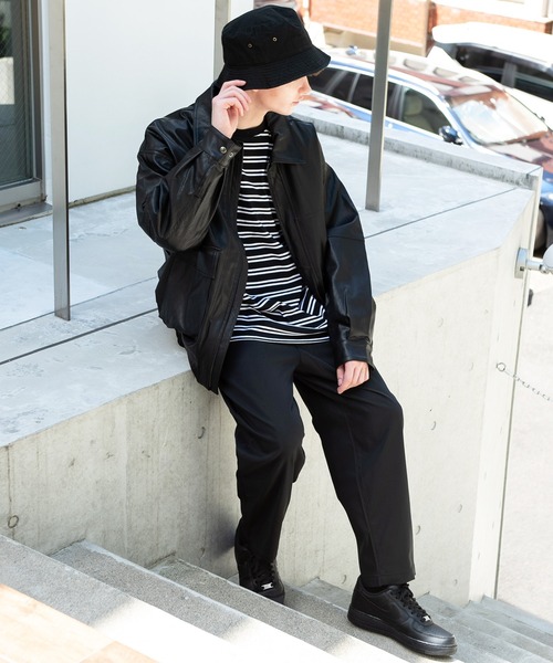 8(eight)(エイト)の「無地ワイドテーパードパンツ(スラックス・メンズ・ホワイト/ベージュ/ブラック/ベージュ系その他・MEDIUM/LARGE)」の15枚目の写真