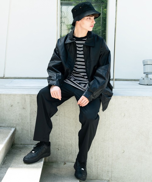 8(eight)(エイト)の「無地ワイドテーパードパンツ(スラックス・メンズ・ホワイト/ベージュ/ブラック/ベージュ系その他・MEDIUM/LARGE)」の16枚目の写真