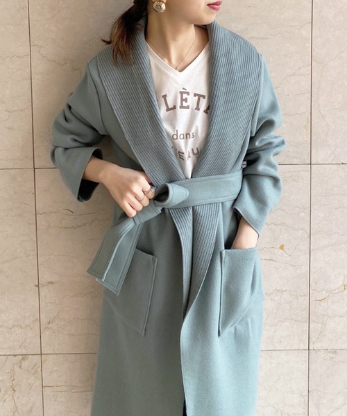 LOUNGEDRESS（ラウンジドレス）の「裏リブボンディングガウン（その他