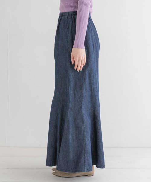 URBAN RESEARCH Sonny Label（アーバンリサーチサニーレーベル）の「デニムマーメイドスカート（スカート・レディース・ワンウォッシュ/インディゴブルー・36/38）」の11枚目の写真