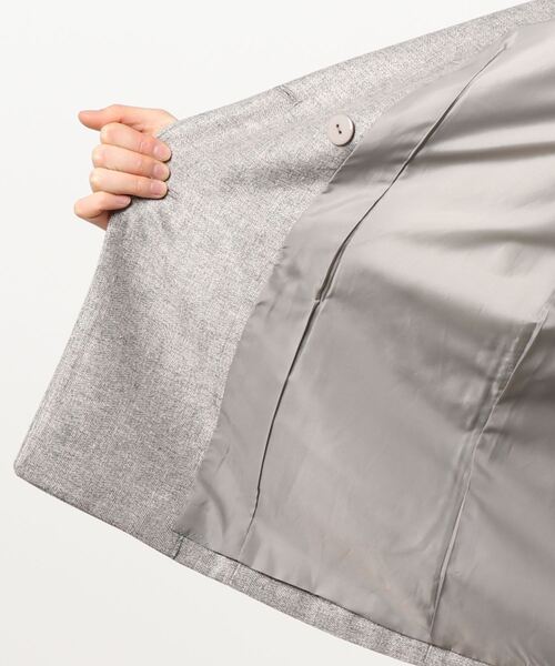 N.（N. Natural Beauty Basic）（エヌエヌナチュラルビューティーベーシック）の「ダブルブレストテーラードジャケット（テーラードジャケット・レディース・ベージュ/グレー・MEDIUM）」の8枚目の写真