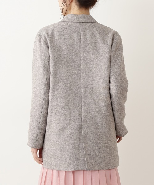 N.（N. Natural Beauty Basic）（エヌエヌナチュラルビューティーベーシック）の「ダブルブレストテーラードジャケット（テーラードジャケット・レディース・ベージュ/グレー・MEDIUM）」の5枚目の写真