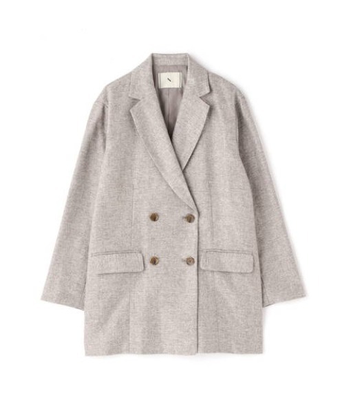 N.（N. Natural Beauty Basic）（エヌエヌナチュラルビューティーベーシック）の「ダブルブレストテーラードジャケット（テーラードジャケット・レディース・ベージュ/グレー・MEDIUM）」の12枚目の写真