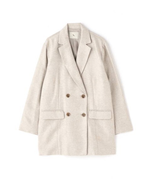 N.（N. Natural Beauty Basic）（エヌエヌナチュラルビューティーベーシック）の「ダブルブレストテーラードジャケット（テーラードジャケット・レディース・ベージュ/グレー・MEDIUM）」の14枚目の写真