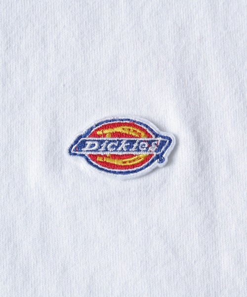 Dickies(ディッキーズ)の「【Dickies/ディキーズ】ブランドロゴ ミニワッペン 半袖Tシャツ(Tシャツ/カットソー・メンズ・ブラック/パープル/ベージュ/ホワイト/サックスブルー・M/L/XL)」の6枚目の写真