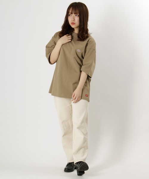 Dickies(ディッキーズ)の「【Dickies/ディキーズ】ブランドロゴ ミニワッペン 半袖Tシャツ(Tシャツ/カットソー・メンズ・ブラック/パープル/ベージュ/ホワイト/サックスブルー・M/L/XL)」の10枚目の写真
