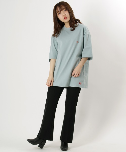 Dickies(ディッキーズ)の「【Dickies/ディキーズ】ブランドロゴ ミニワッペン 半袖Tシャツ(Tシャツ/カットソー・メンズ・ブラック/パープル/ベージュ/ホワイト/サックスブルー・M/L/XL)」の11枚目の写真
