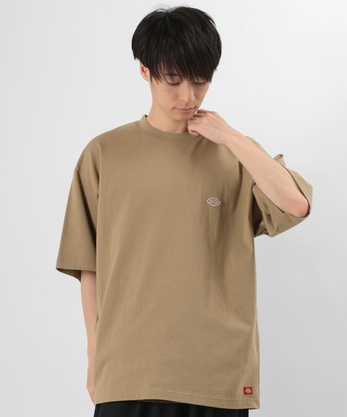 Dickies(ディッキーズ)の「【Dickies/ディキーズ】ブランドロゴ ミニワッペン 半袖Tシャツ(Tシャツ/カットソー・メンズ・ブラック/パープル/ベージュ/ホワイト/サックスブルー・M/L/XL)」の20枚目の写真
