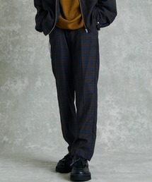 act'm | センタープリーツ スリムスラックスパンツ(スラックス)