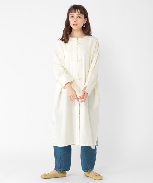 コットンリネンチャイナボタンワンピース ワンピース Studio Clip スタディオクリップ のファッション通販 Zozotown